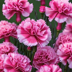 Pink White Two-Tone Carnation Seeds