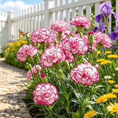 Pink White Picotee Carnation Seeds