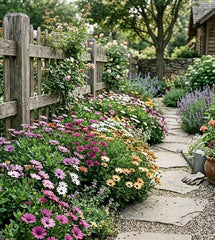50 South African Marigold Seeds for Planting - Vibrant Osteospermum Mix - Beautiful Daisy-like Cut Flowers