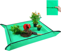 27" X 27" Repotting Mat for Indoor Plants Transplanting and Dirt Control, Portable Potting Tray Succulent Planting Mat Gardening Gifts Plant Gifts for Plant Lovers