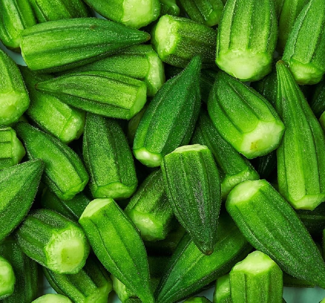 Okra Seeds for Planting - Plant & Grow Blondy Okra in Home Outdoor Garden - Heirloom & Non GMO - Planting Instructions for Abundant Harvests, Great Gardening Gift, 1 Packet 20Seeds