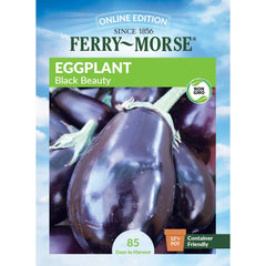 Eggplant, Black Beauty Heirloom Seeds, 400mg
