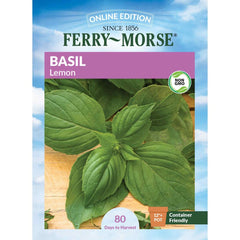 Basil, Lemon Seeds, 400mg