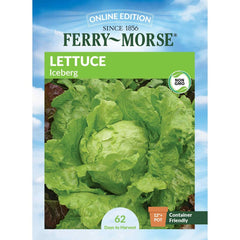 Lettuce, Iceberg Heirloom Seeds, 1.1g