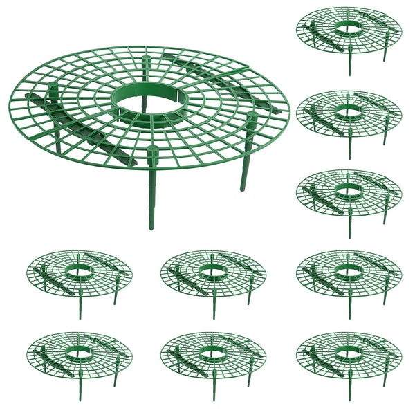 Iceyyyy 5 Pack Strawberry Plant Support - Strawberry Growing Racks with 4 Sturdy Legs - Strawberry Growing Frame Keep Berries Clean