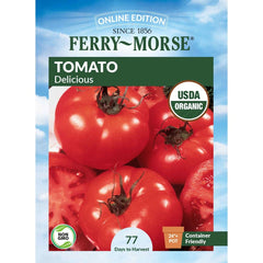Tomato, Delicious Organic Seeds, 300mg