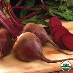 Beet, Detroit Dark Red Organic Seeds, 5.3g