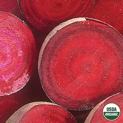 Beet, Green Top Bunching Organic Seeds, 5.3g