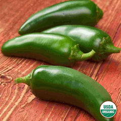 Pepper, Jalapeno Early Organic Seeds, 400mg