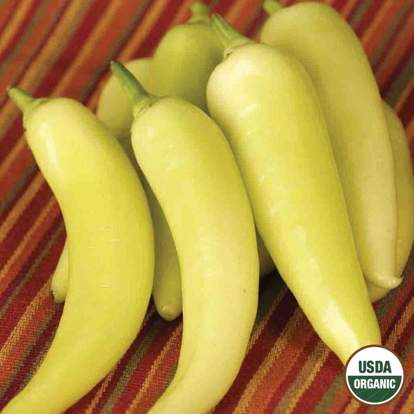 Pepper, Sweet Banana Organic Seeds, 400mg