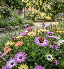 50 South African Marigold Seeds for Planting - Vibrant Osteospermum Mix - Beautiful Daisy-like Cut Flowers
