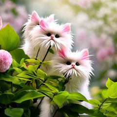 🔥Amazing Plants! 🌈🐱Cat's eye dazzle×Pink long ears cat
