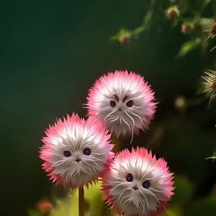 2025 New🔥Red Cat face flower Seeds