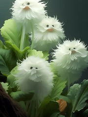 Cat's eye Dazzle-Duck White Seeds