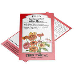 Profusion Red Yellow Bicolor Zinnia