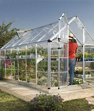 Snap N' Grow Greenhouse 6' x 12' - Plants Seeds