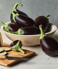 Eggplant, Midnight Moon Hybrid - Plants Seeds