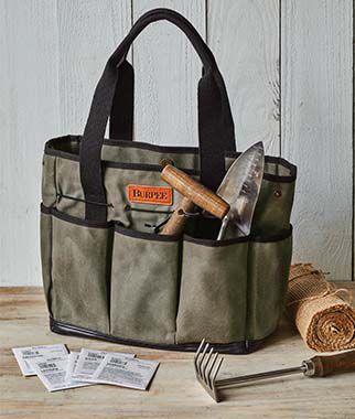 Tote Garden Tool - Olive and Black